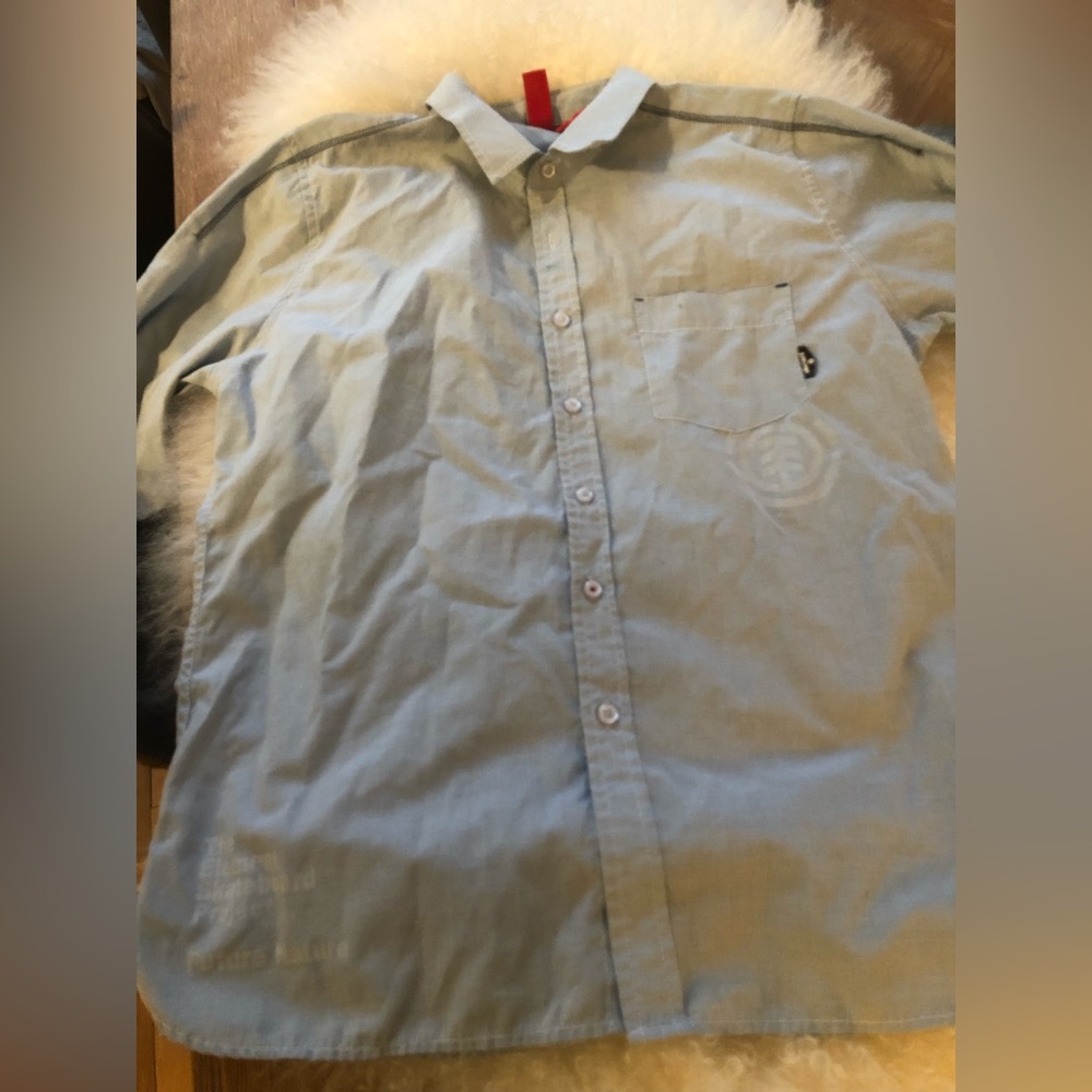 EUC 9/10 Element Skateboarding casual long sleeve button down shirt in SZ XL!!